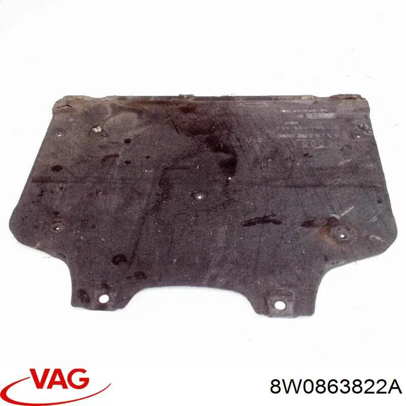 Comprar 8W0863822A VAG Protección trasera del motor