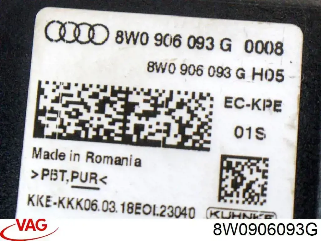 Módulo de control del motor de la bomba de combustible VAG 8W0906093G