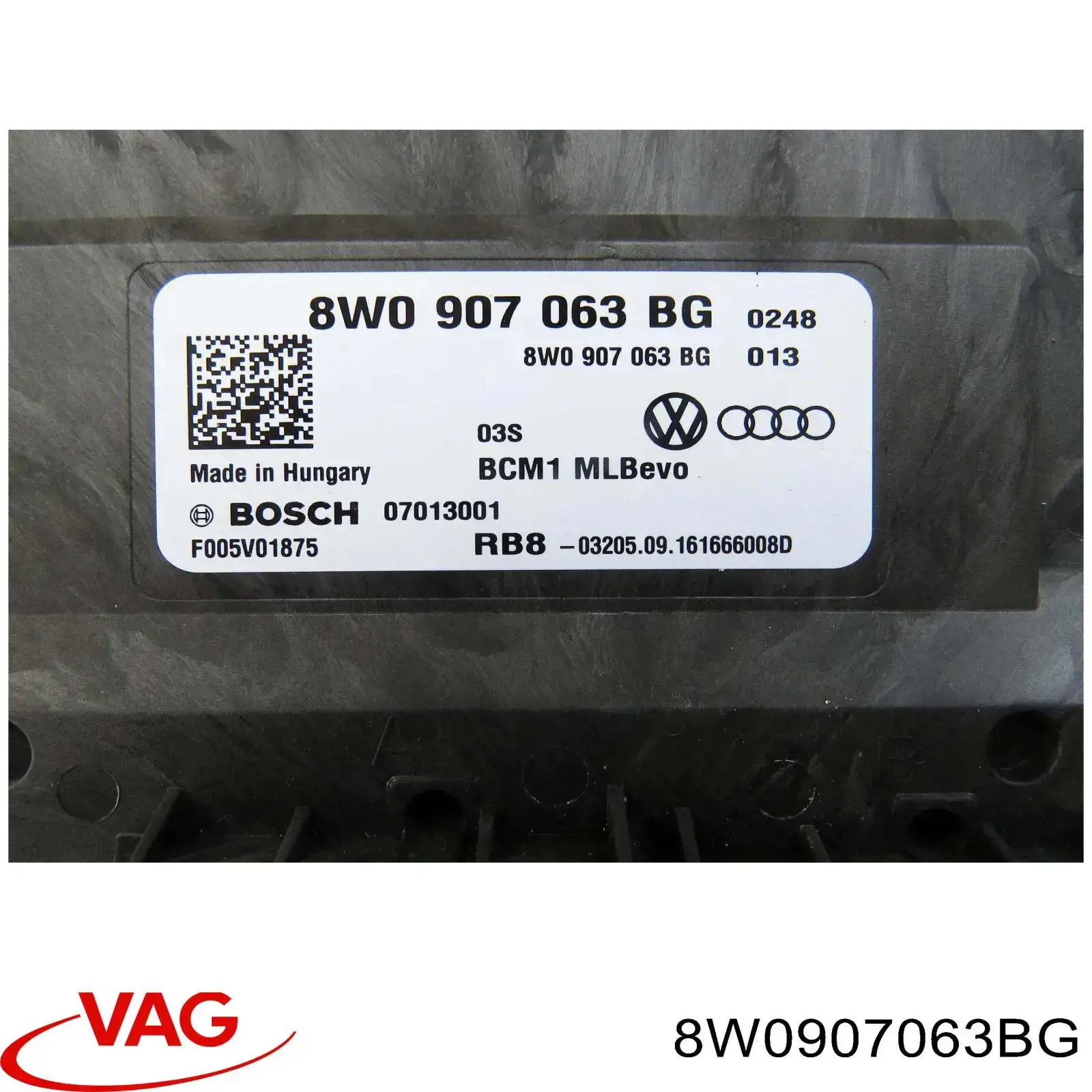 Módulo de control de red de a bordo VAG 8W0907063BG precio, desde 352,84 EUR