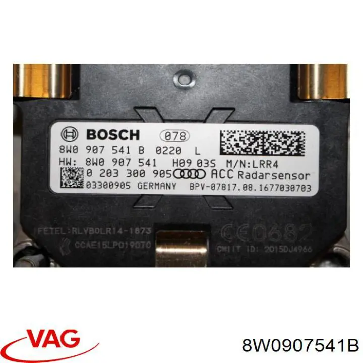 8W0907541B VAG Sensor de distancia por radar