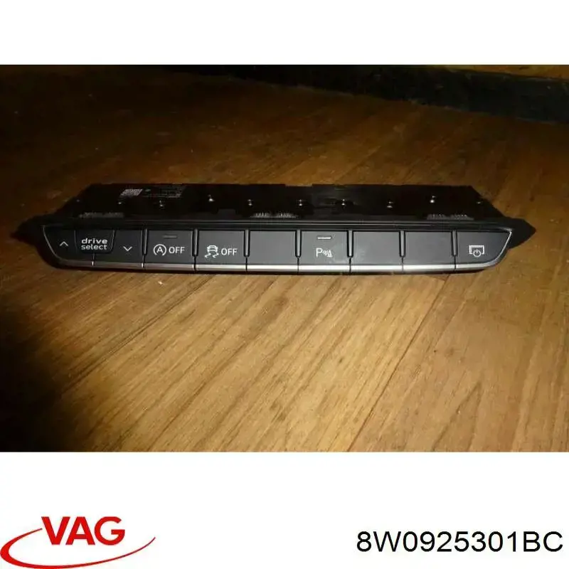 Bloque de botones de la consola central VAG 8W0925301BC precio, desde 69,70 EUR