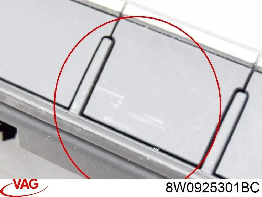 Bloque de botones de la consola central 8W0925301BC VAG