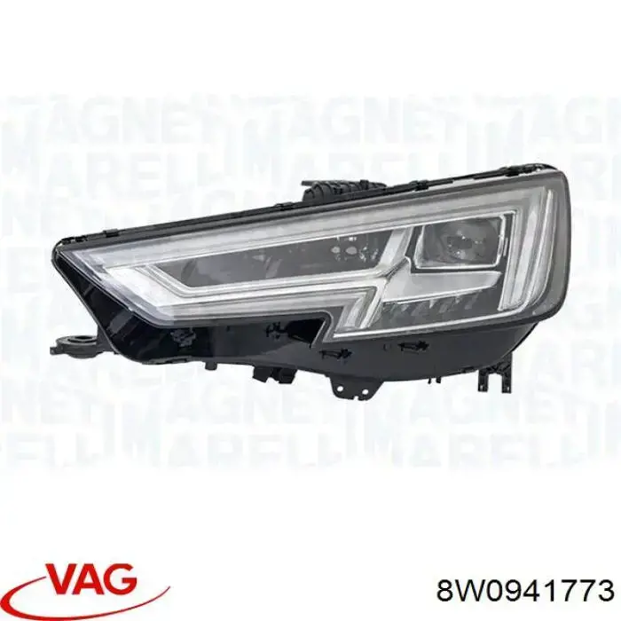 8W0941773 VAG faro izquierdo