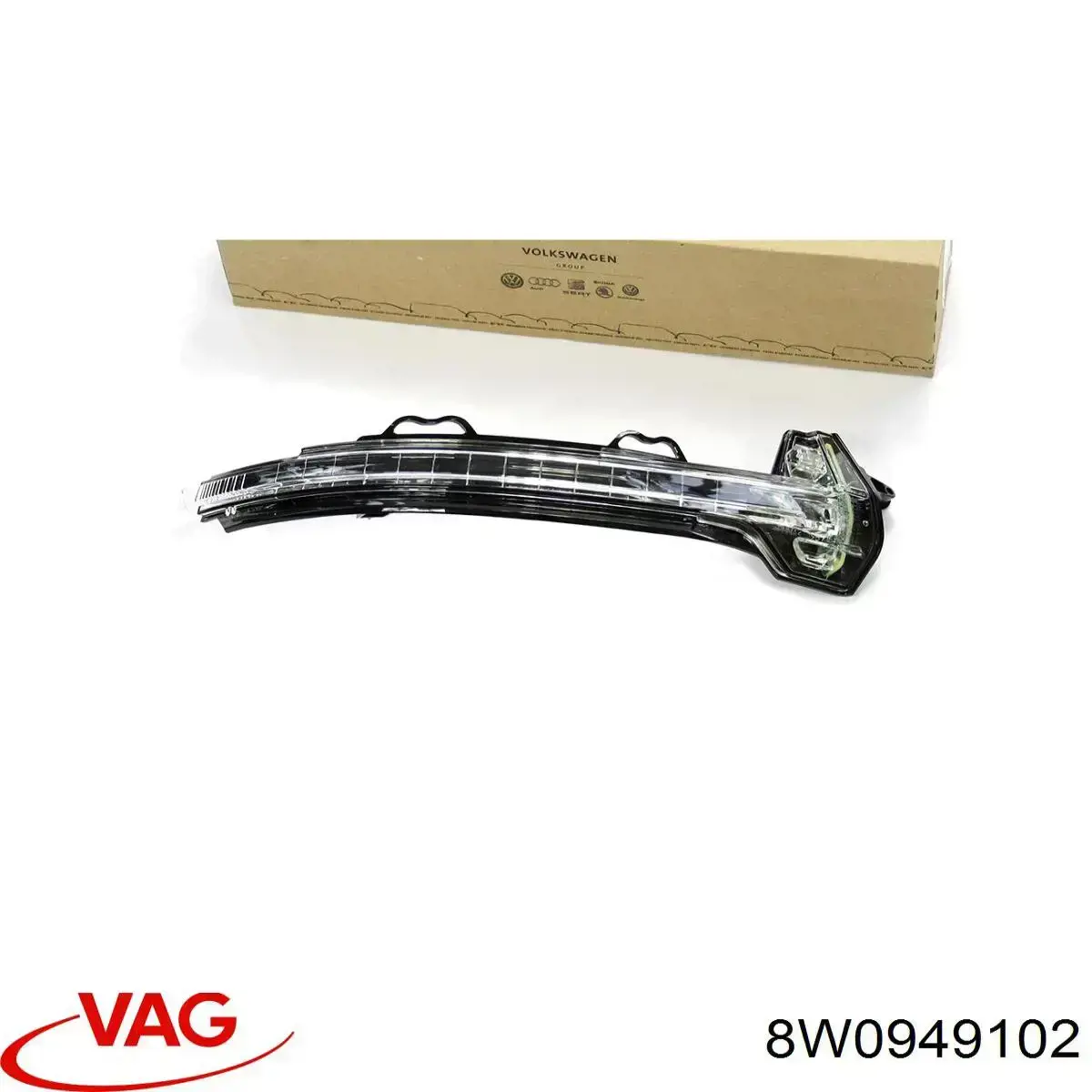 8W0949102 VAG luz intermitente de retrovisor exterior derecho