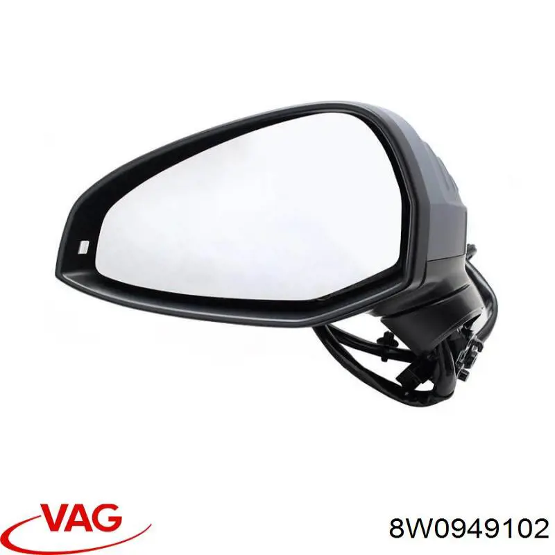 Luz intermitente del espejo retrovisor derecho 8W0949102 VAG