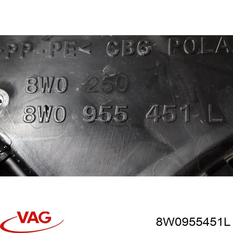 Depósito de limpiaparabrisas 8W0955451L VAG
