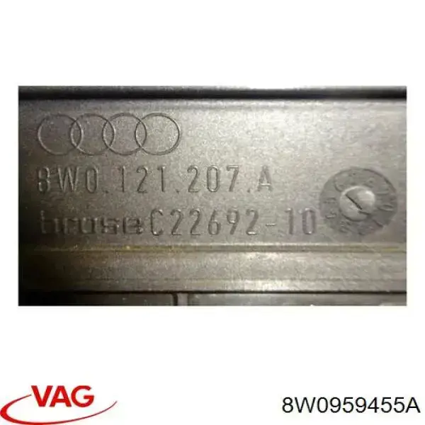 8W0959455A VAG rodete ventilador, refrigeración de motor izquierdo