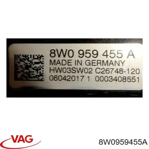 Ventilador de refrigeración completo derecho (motor y hélice) VAG 8W0959455A precio, desde 273,90 EUR