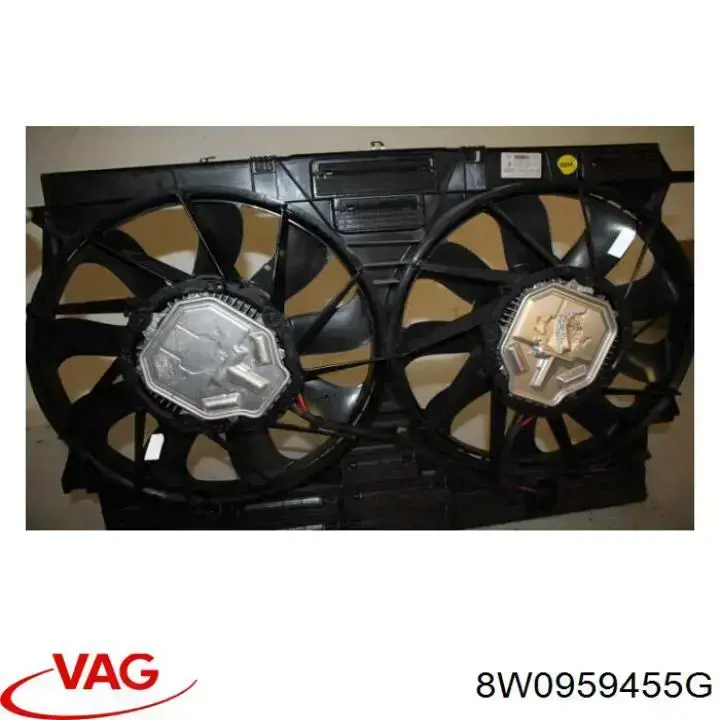 Comprar 8W0959455G VAG Ventilador de refrigeración completo derecho (motor y hélice)