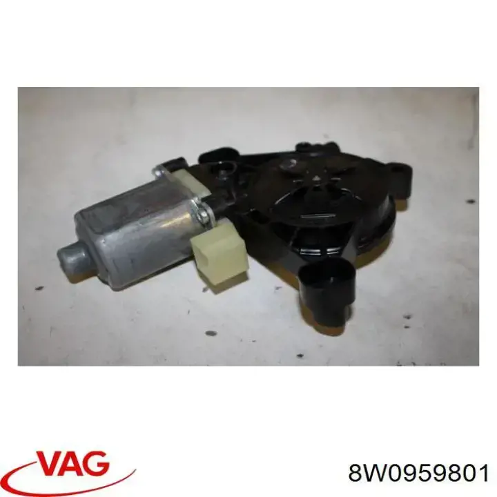 Motor del elevalunas eléctrico 8W0959801 VAG
