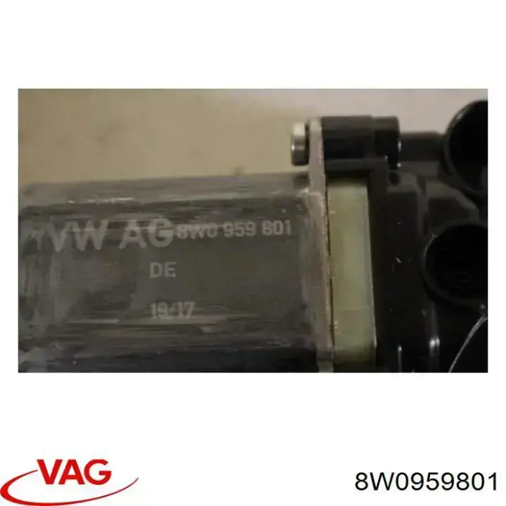 Motor eléctrico, elevalunas, puerta delantera izquierda VAG 8W0959801