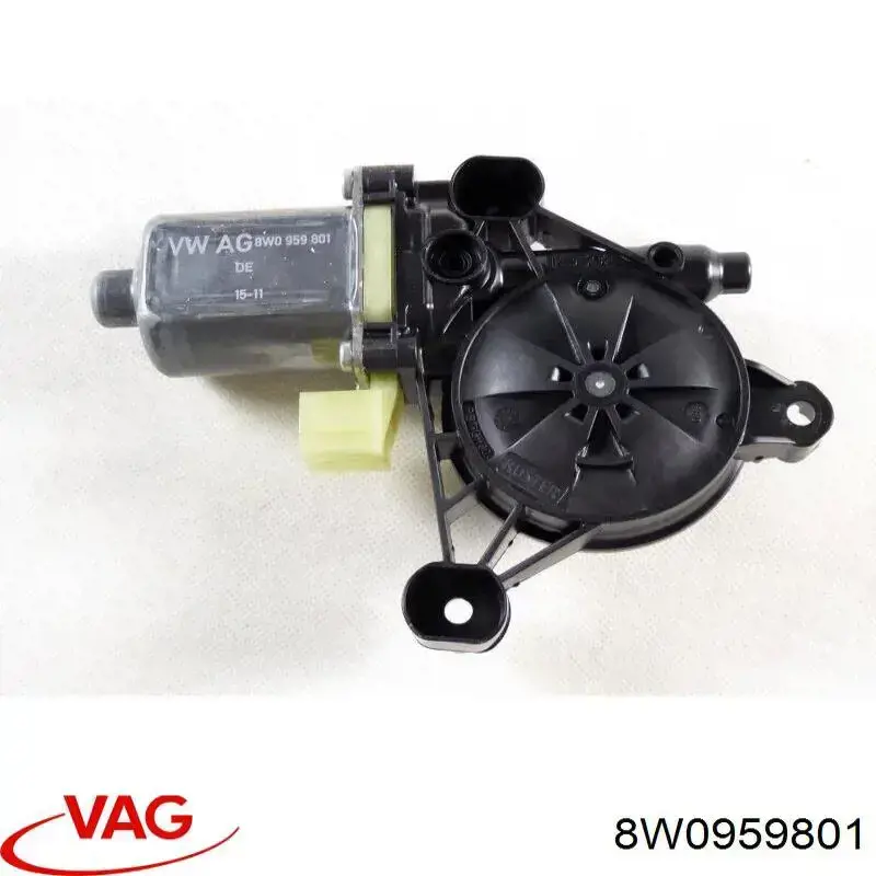 8W0959801 VAG Motor elevalunas, puerta delantera izquierda