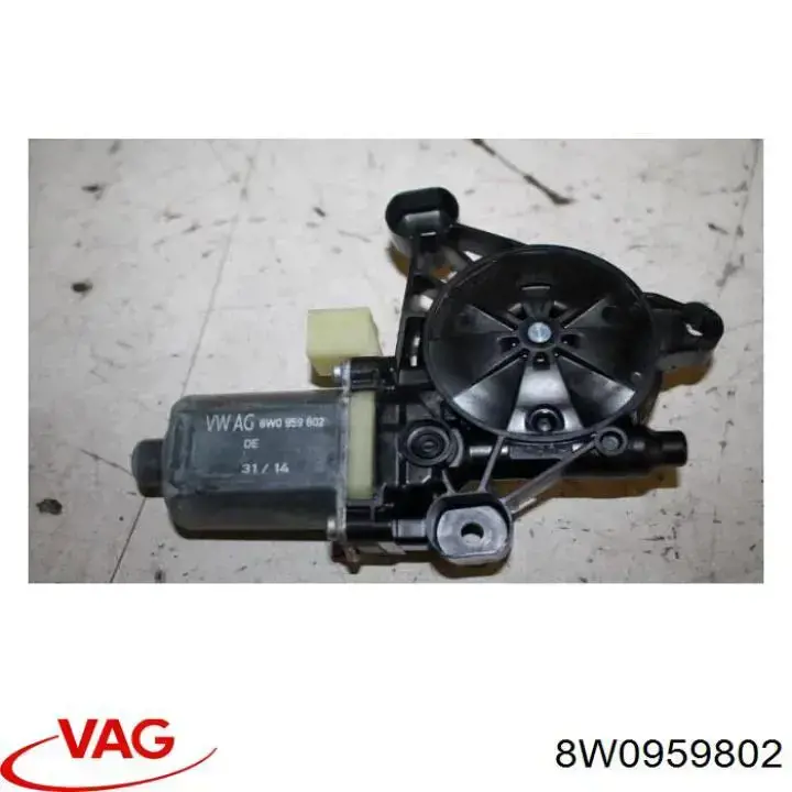 Comprar 8W0959802 VAG Motor del elevalunas de la puerta delantera derecha