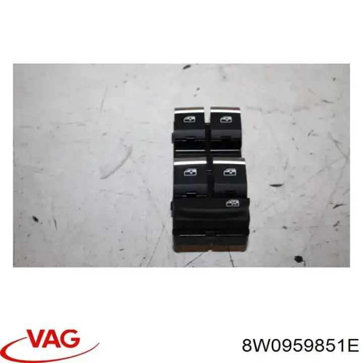 Comprar 8W0959851E VAG Interruptor de elevalunas delantera izquierda