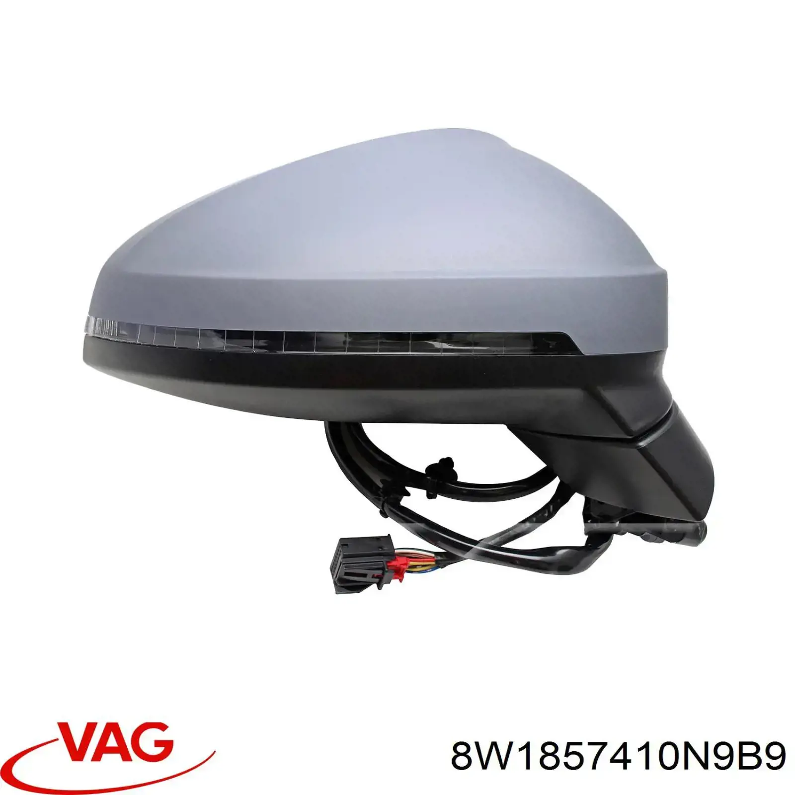 8W1857410C VAG espejo retrovisor derecho