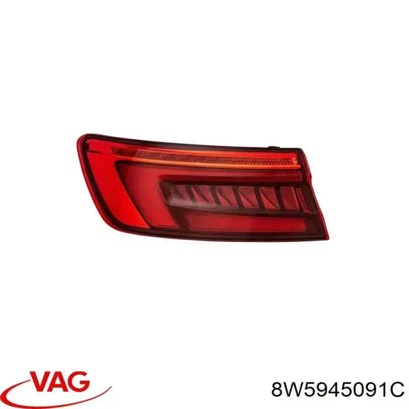 Piloto trasero exterior izquierdo 8W5945091B VAG