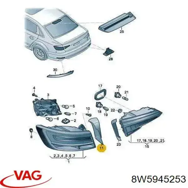 8W5945253 VAG