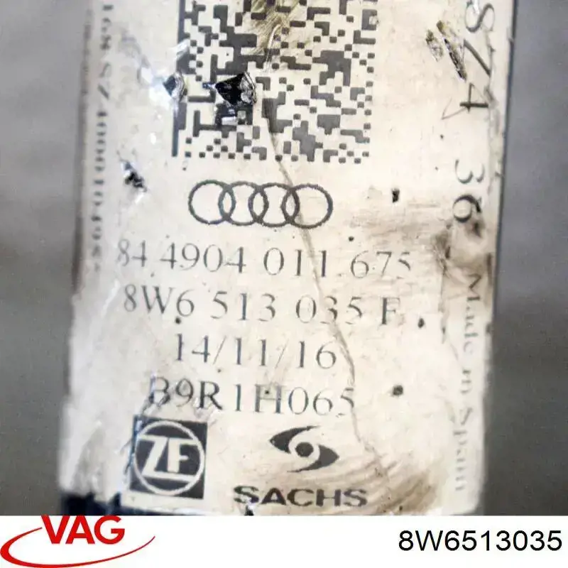 Amortiguador trasero 8W6513035 VAG