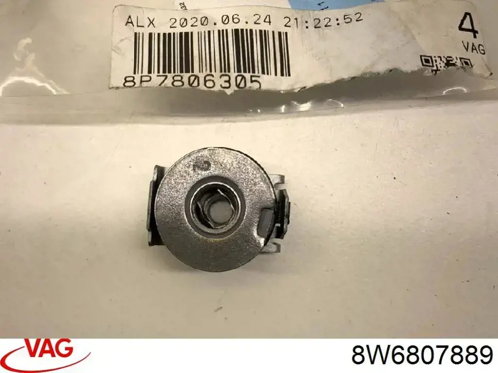 8W6807889 VAG Guía izquierda del parachoques trasero