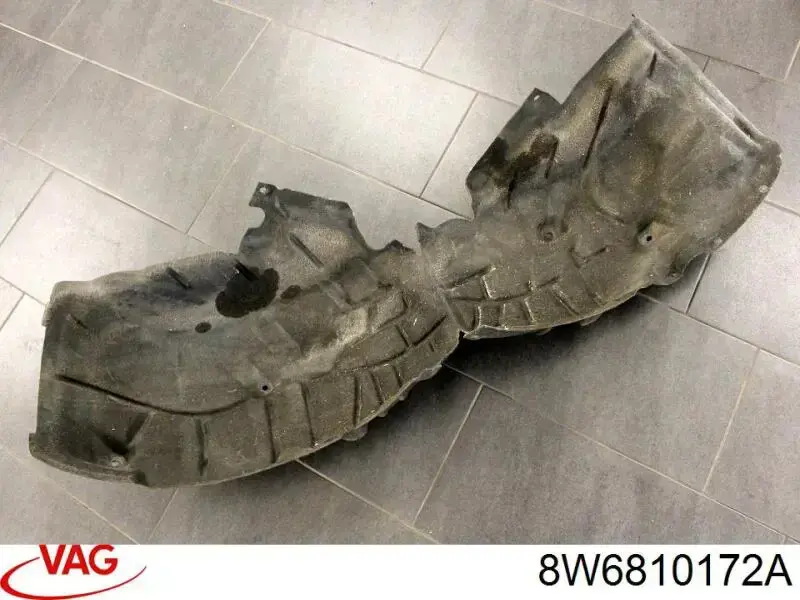 Guardalodo interior derecho, aleta trasera 8W6810172A VAG