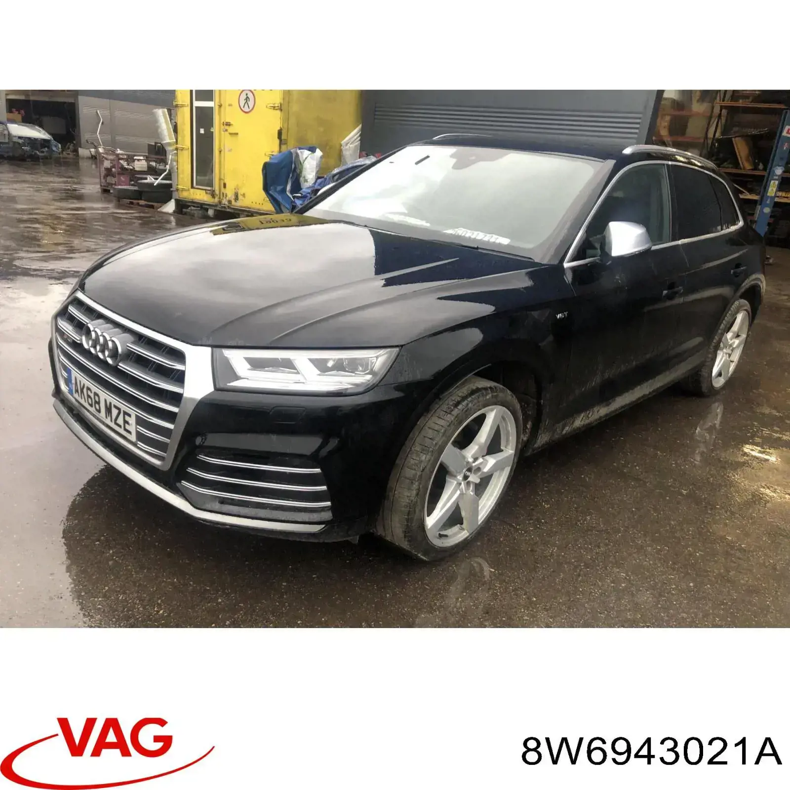 8W6943021A VAG Luz de matricula