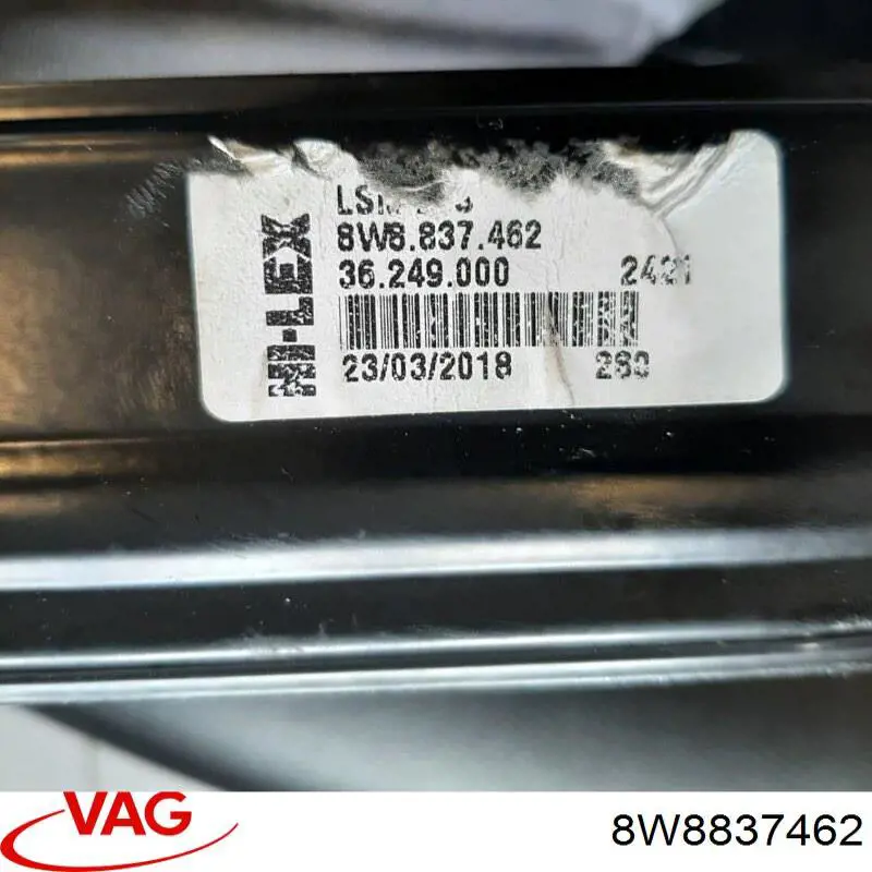 Mecanismo de elevalunas delantero derecha VAG 8W8837462 precio, desde 119,06 EUR