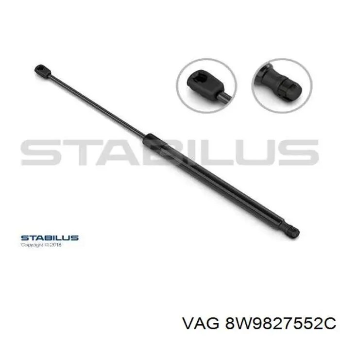 Amortiguador de maletero VAG 8W9827552C precio, desde 16,76 EUR