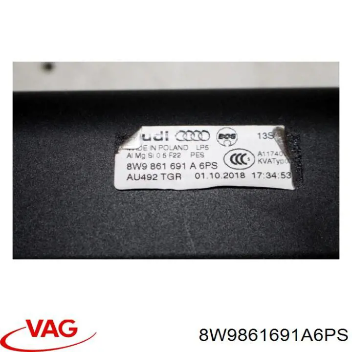 Comprar 8W9861691A6PS VAG 