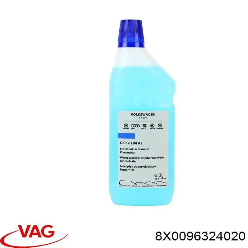 Líquido limpiaparabrisas VAG 8X0096324020 precio, desde 12,40 EUR