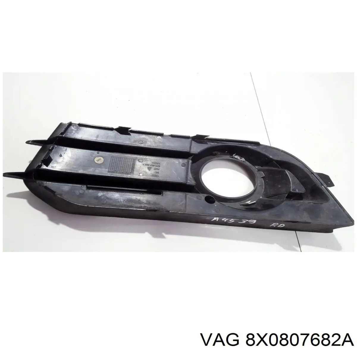 8X0807682A01C VAG Tapa de rejilla de faro antiniebla delantero derecho