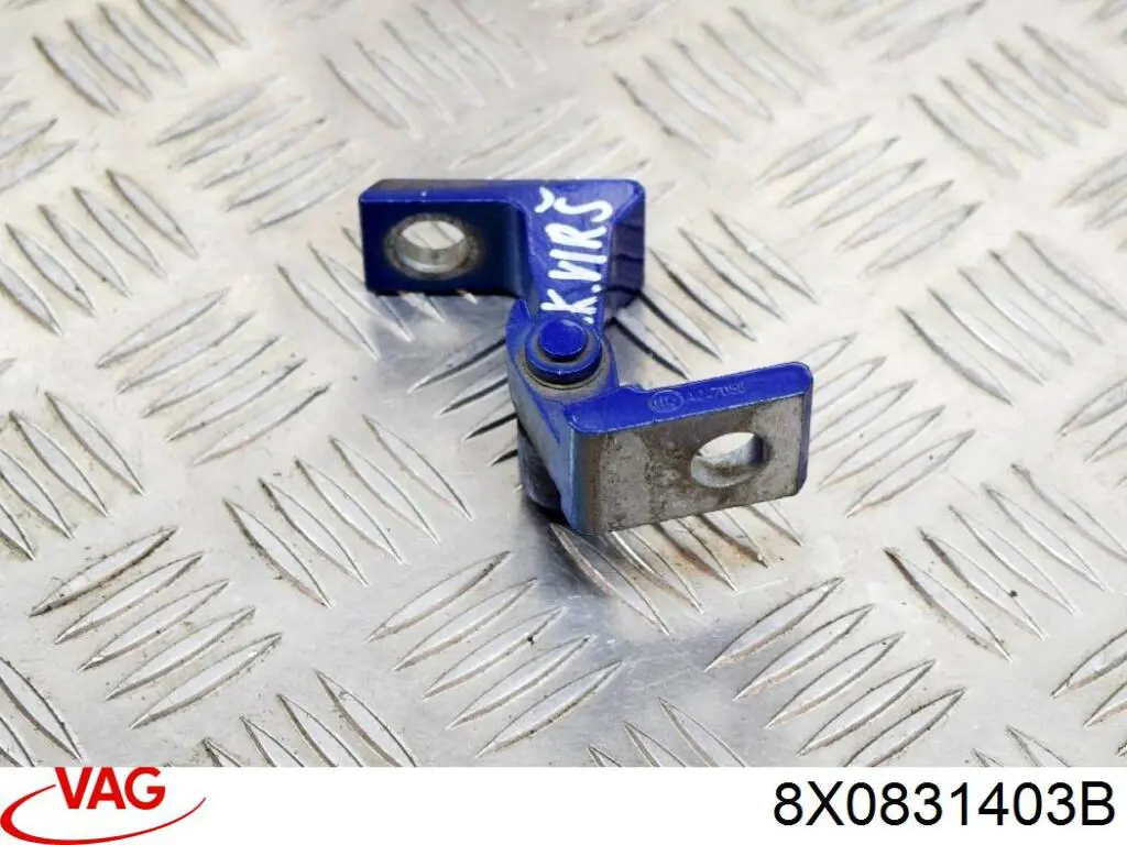Bisagra de puerta delantera izquierda 8X0831403B VAG