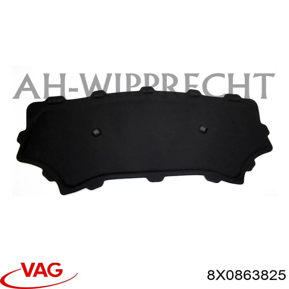 Insonorizante de motor VAG 8X0863825 precio, desde 96,17 EUR
