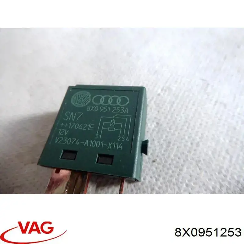 Comprar 8X0951253 VAG Relé eléctrico multifuncional