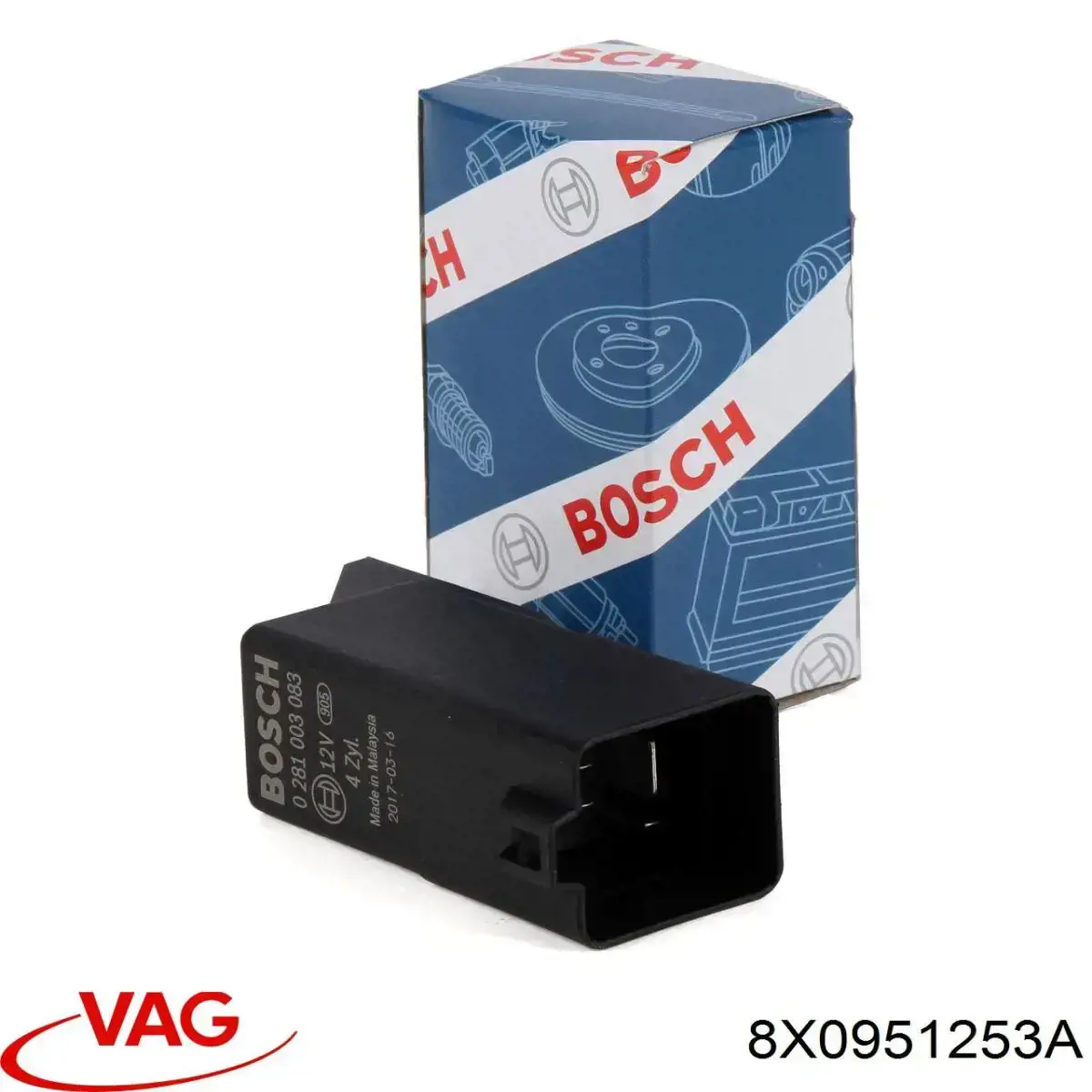 Comprar 8X0951253A VAG Relé eléctrico multifuncional