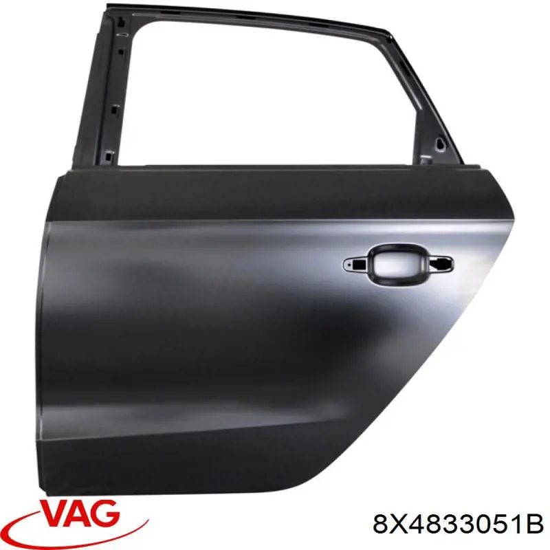 8X4833051B VAG Puerta trasera izquierda