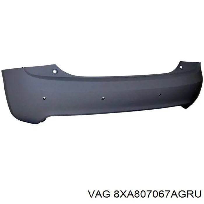 8XA807067AGRU VAG Defensa trasero