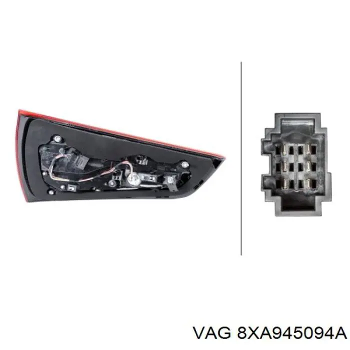 Piloto trasero derecho VAG 8XA945094A precio, desde 408,95 EUR