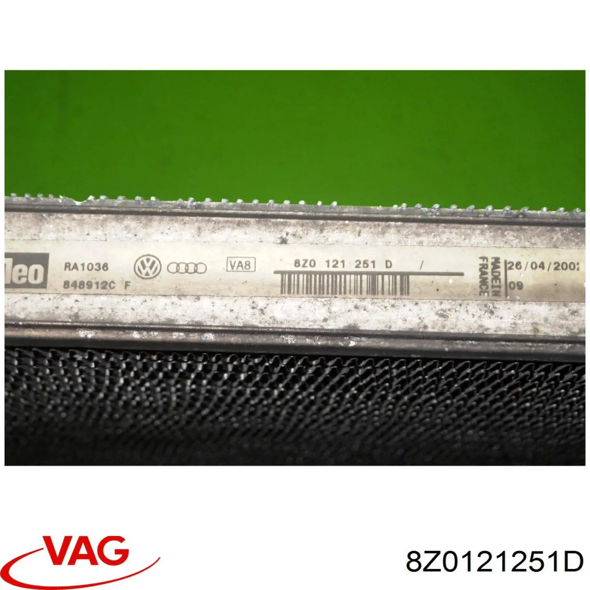 8Z0121251D VAG Refrigeración del motor