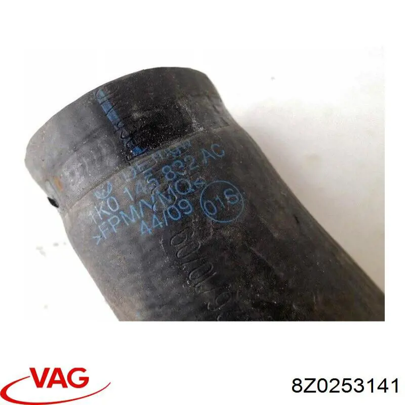8Z0253141 VAG Abrazadera delantera del silenciador