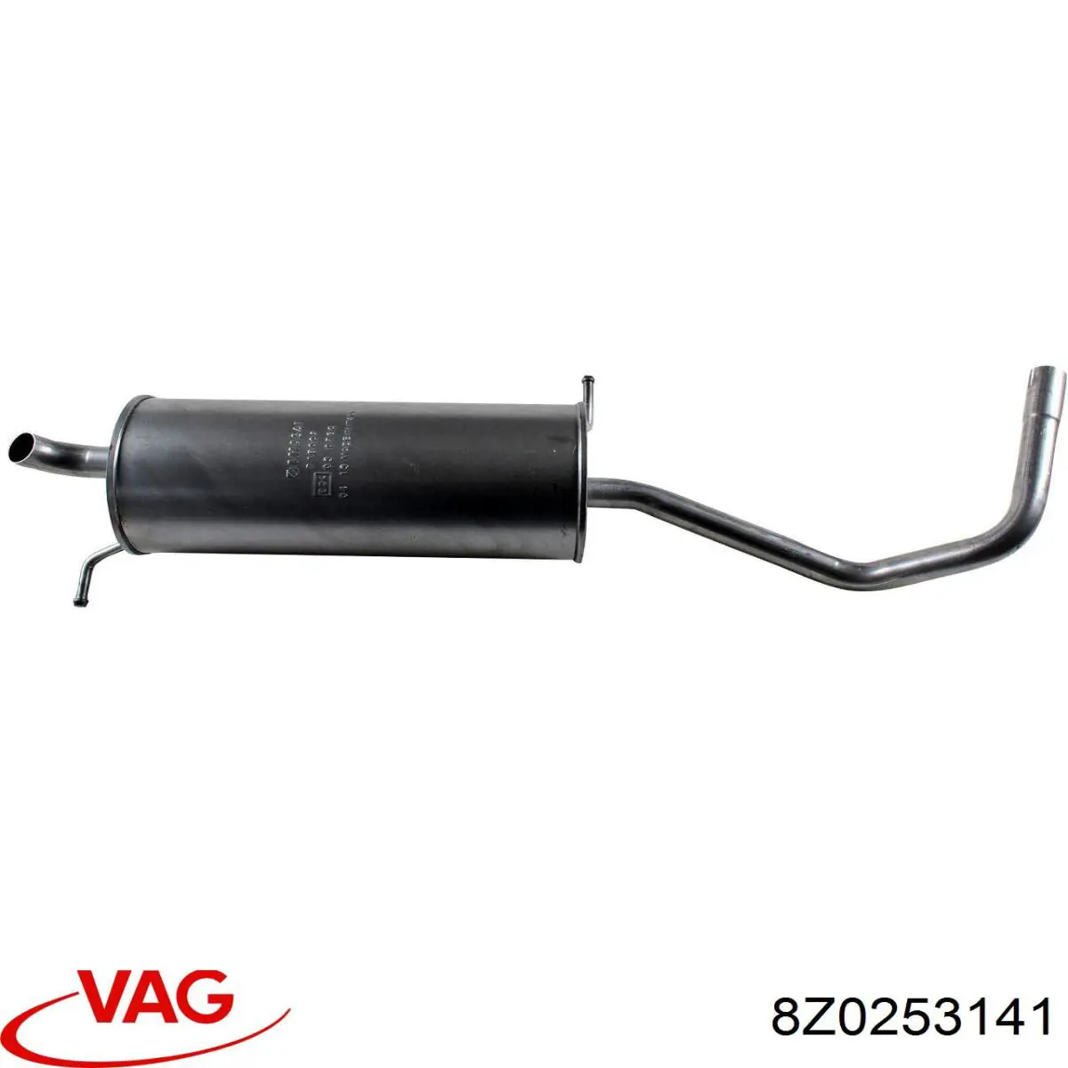 Abrazadera de sujeción delantera 8Z0253141 VAG