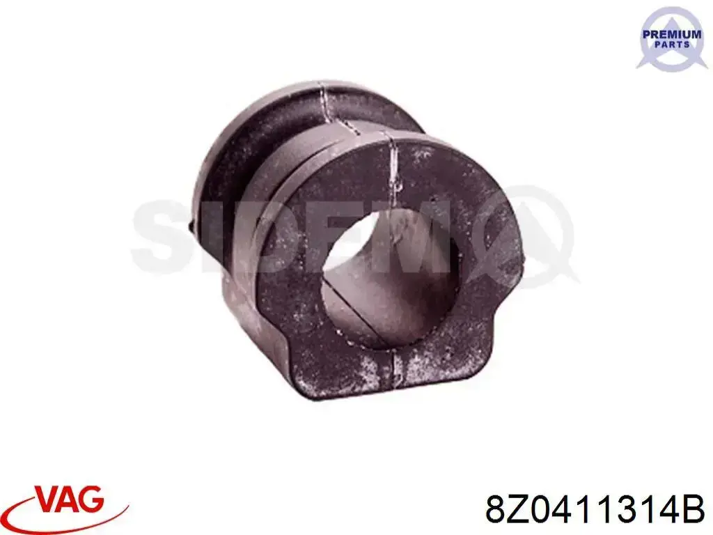 Buje de barra estabilizadora delantera 8Z0411314B VAG