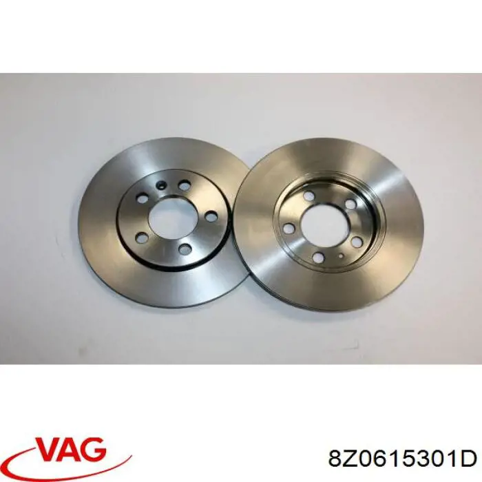Disco de freno 8Z0615301D VAG