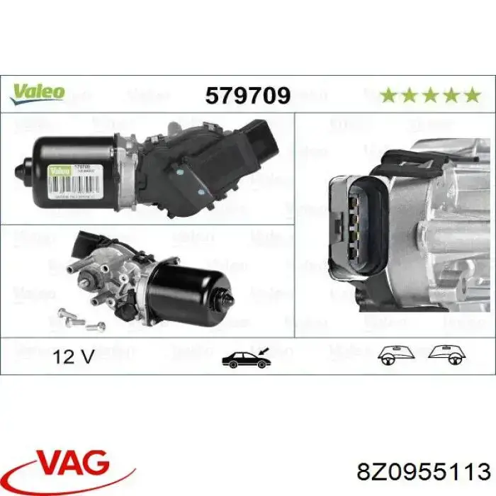 Motor del limpiaparabrisas VAG 8Z0955113