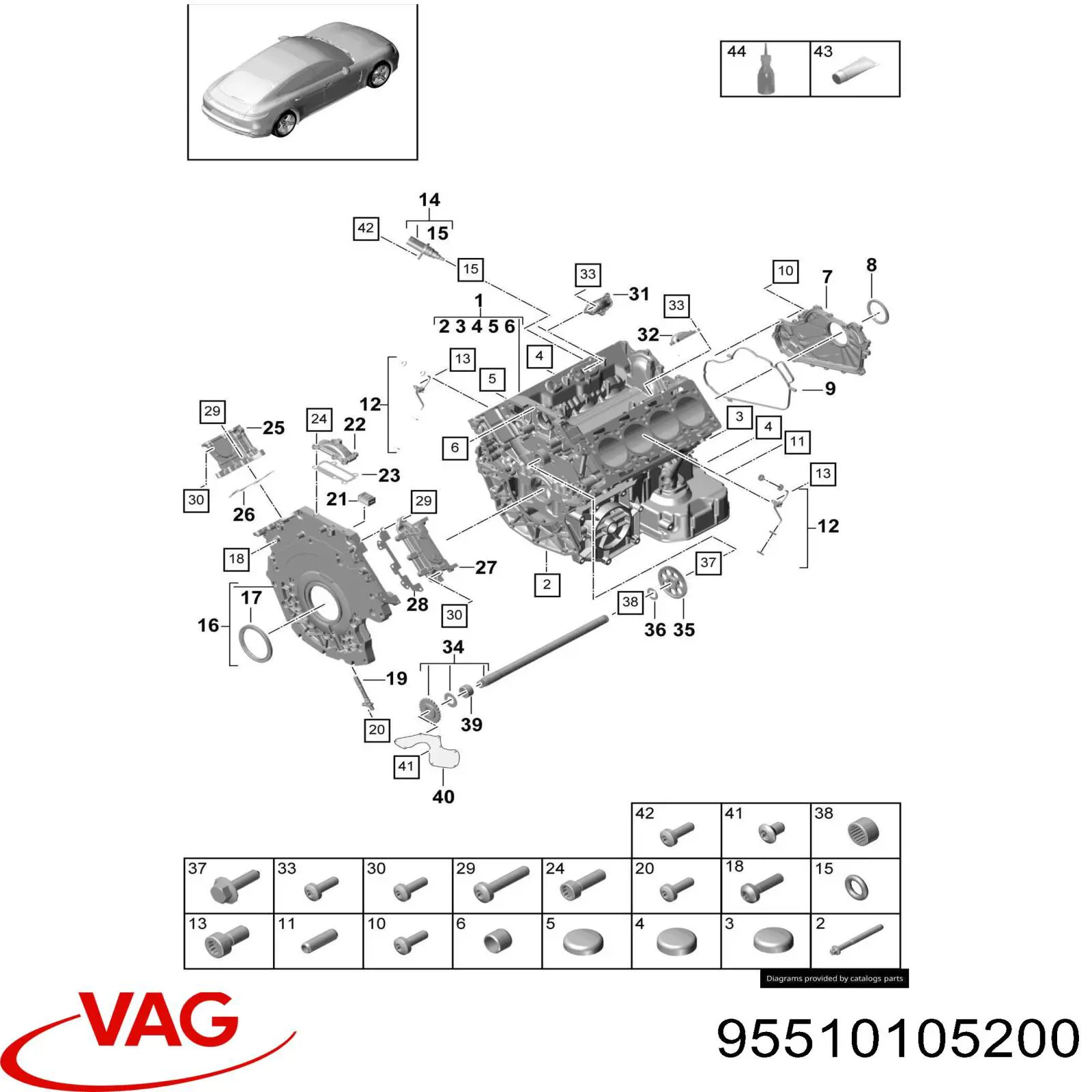 Retén de cigüeñal frontal Chrysler 00K68029523AA precio, desde 18,74 EUR