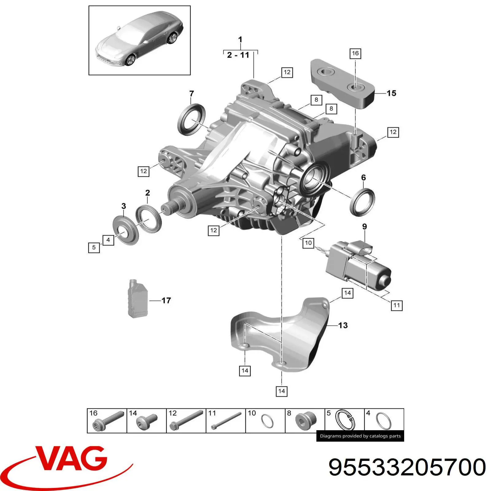  VAG 95533205700 precio, desde 62,53 EUR