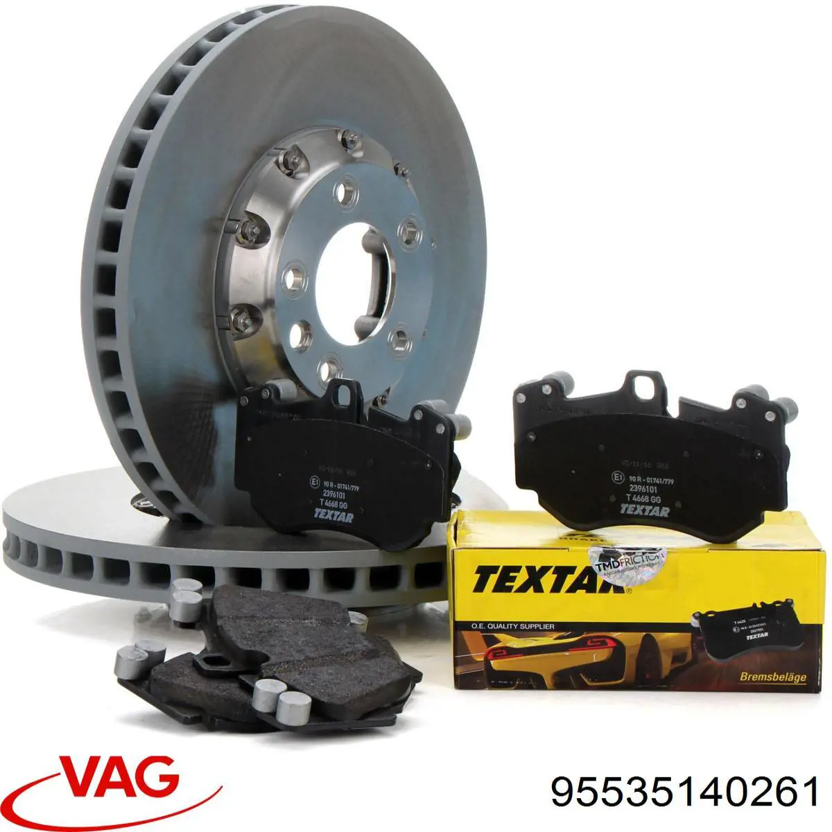 Comprar 95535140261 VAG Freno de disco delantero