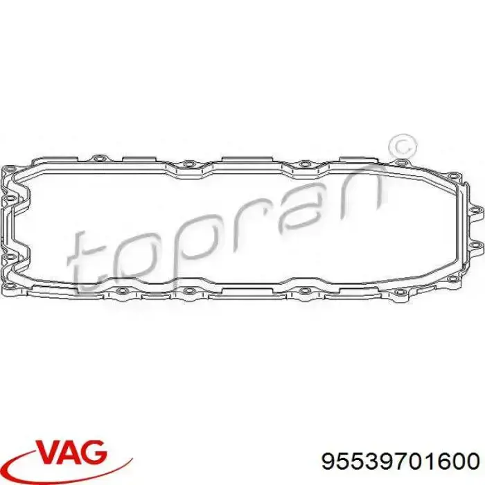 Junta del cárter de aceite de la caja de cambios para Porsche Cayenne  955