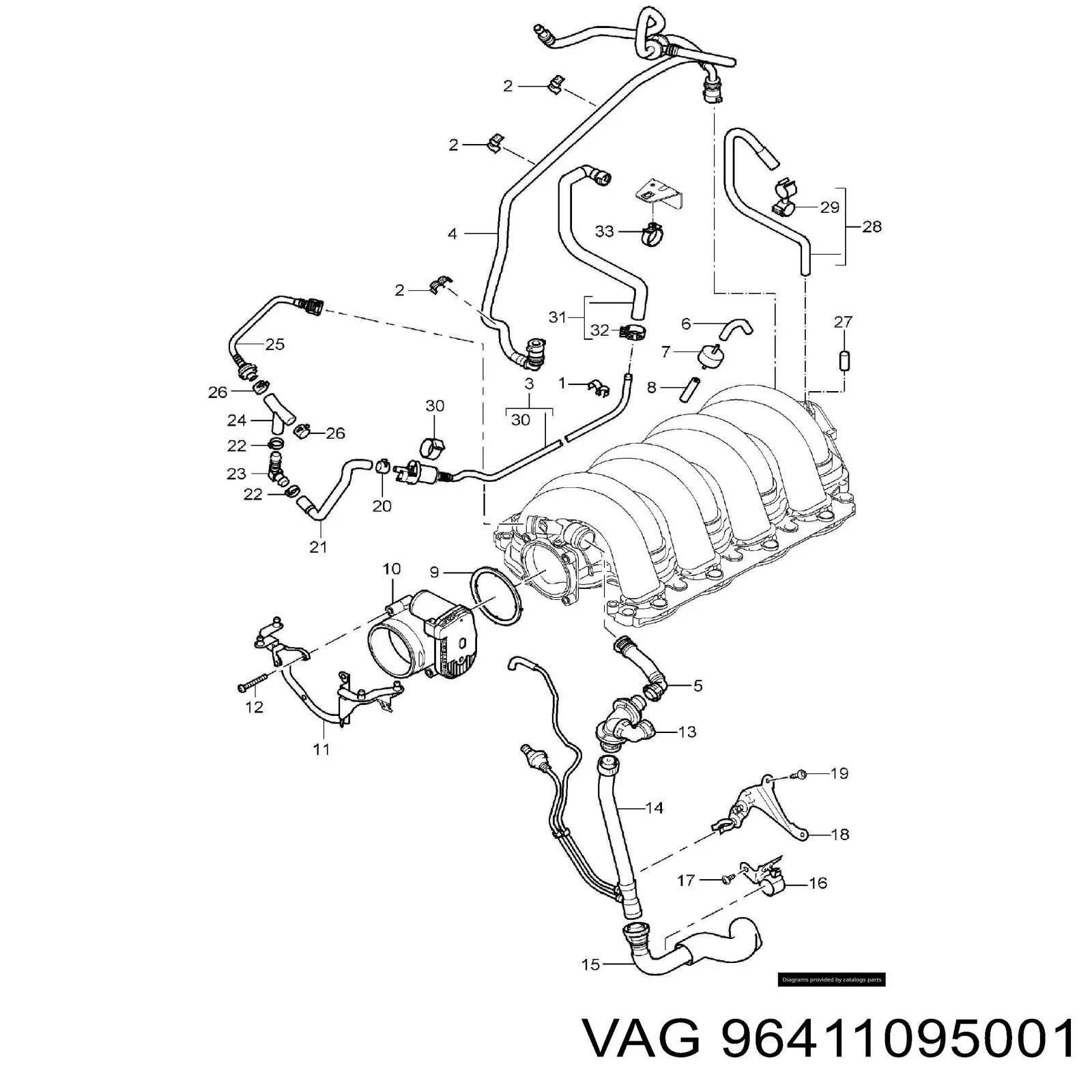 Comprar Válvula PCV Porsche Cayenne  955