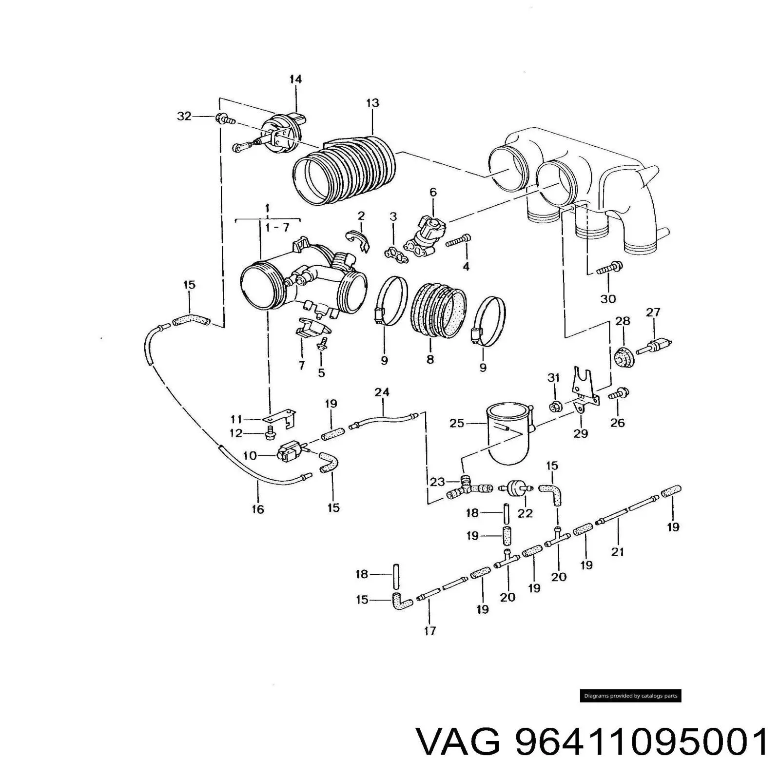 Válvula ventilación cárter Porsche Cayenne 