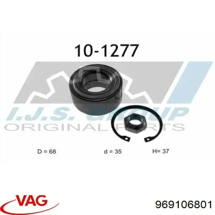 969106801 VAG cojinete de rueda delantero